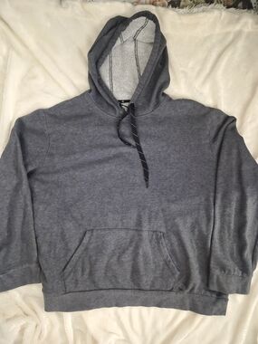 Zelos Hoodie XL Gray Fleece Sweatshirt Cozy